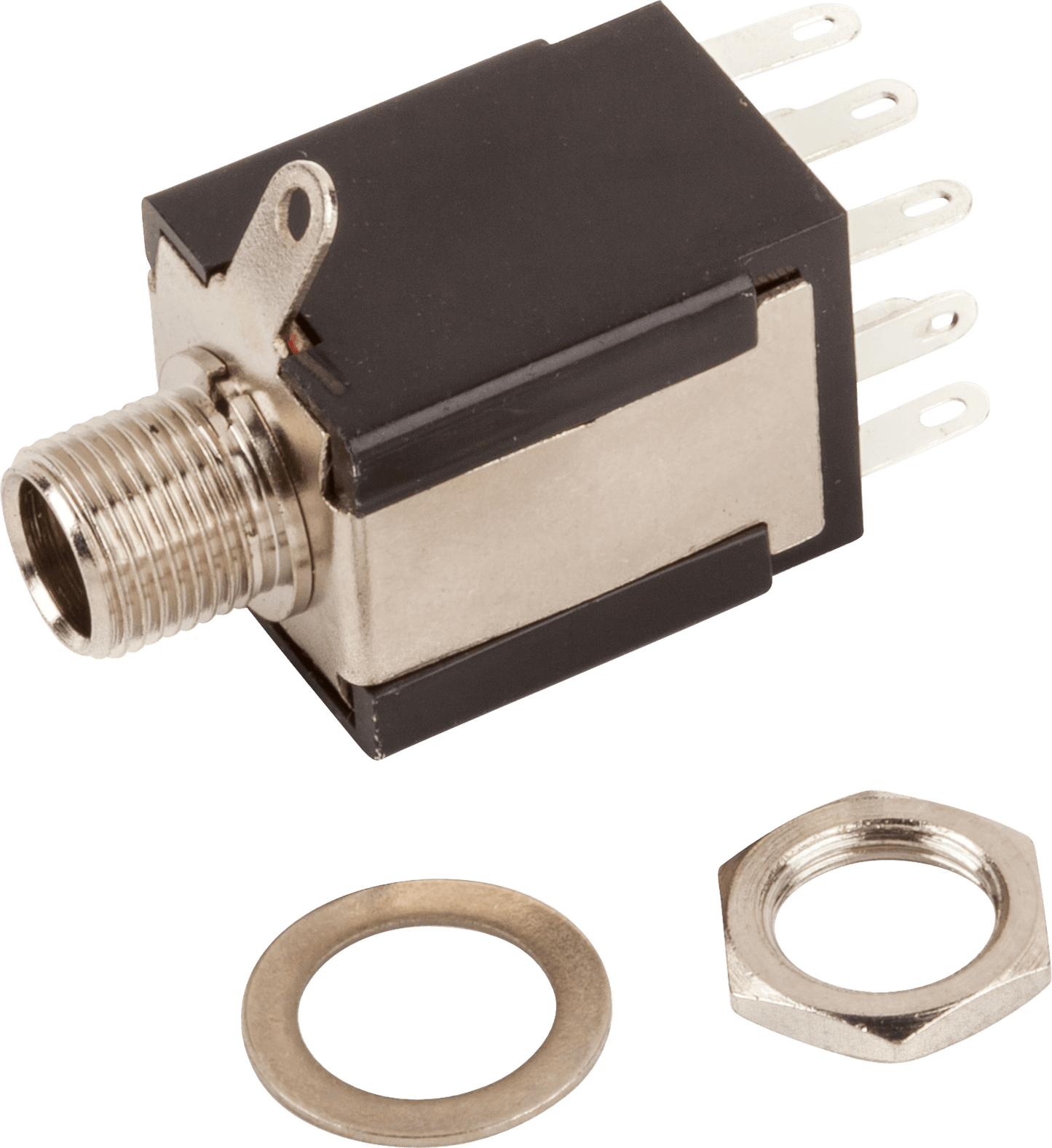 1/4" Guitar Output Jack with Battery Switching Pin