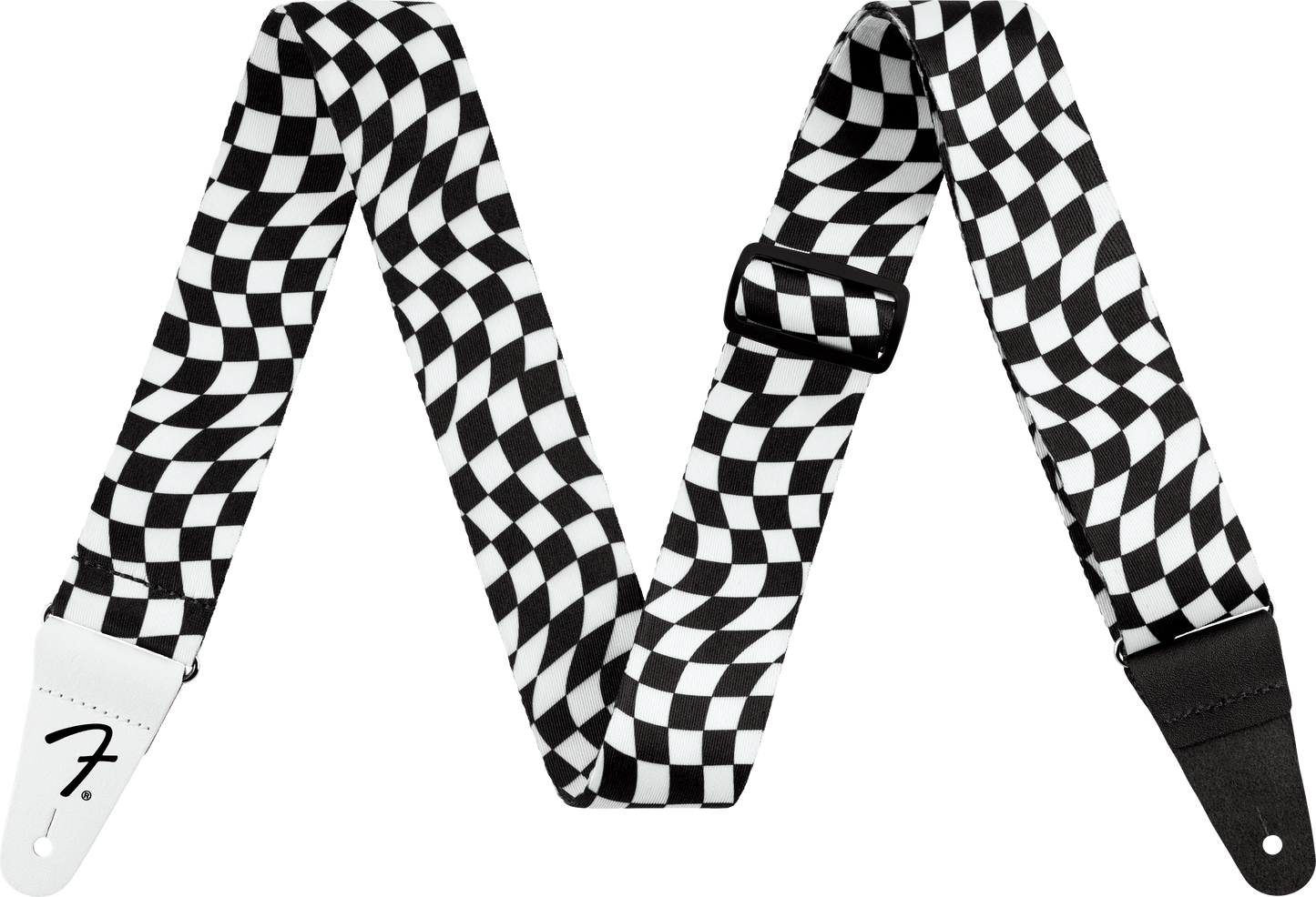 Wavy Checkerboard Polyester Strap