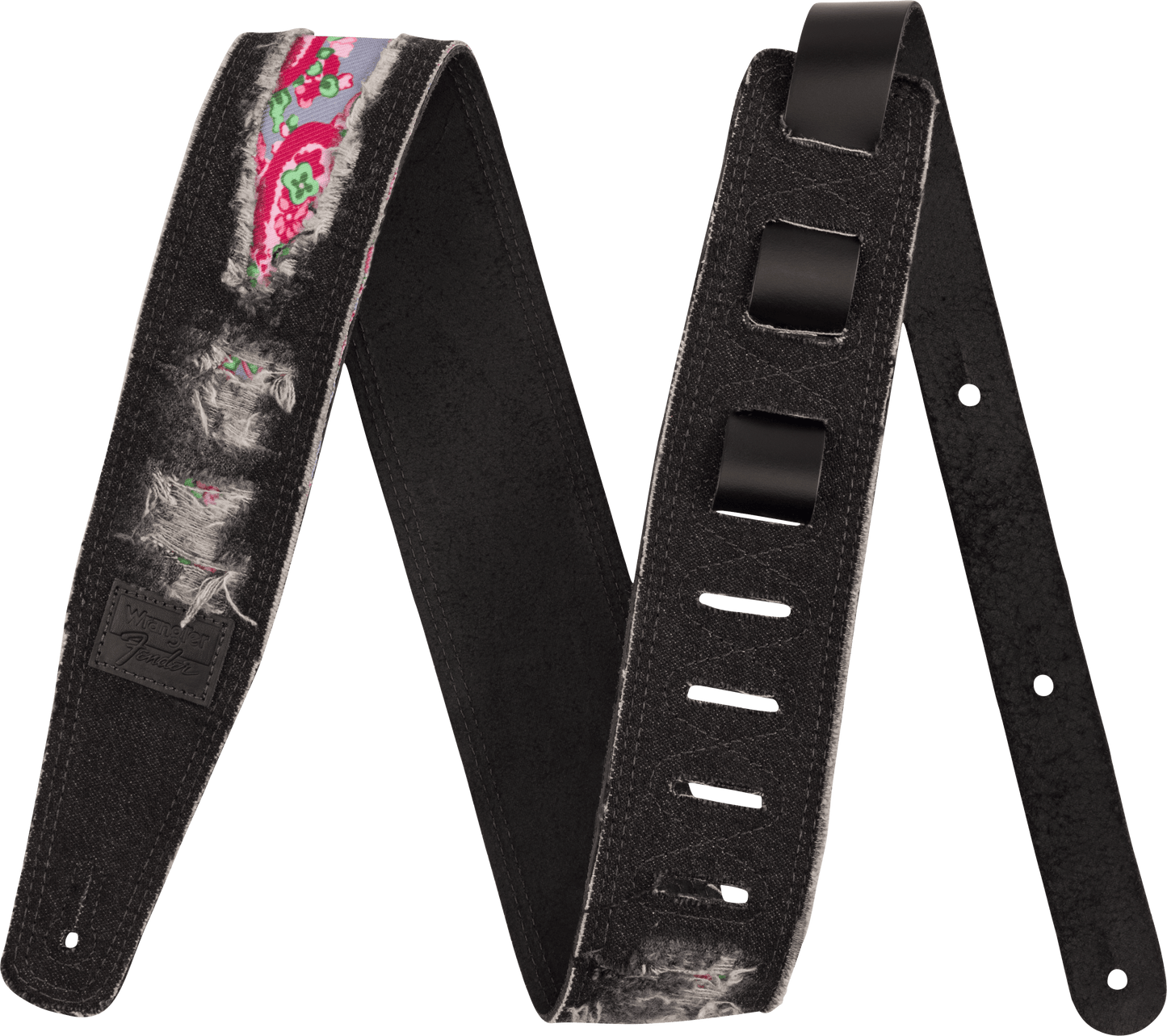 Fender® x Wrangler® Ripped Paisley Denim Straps
