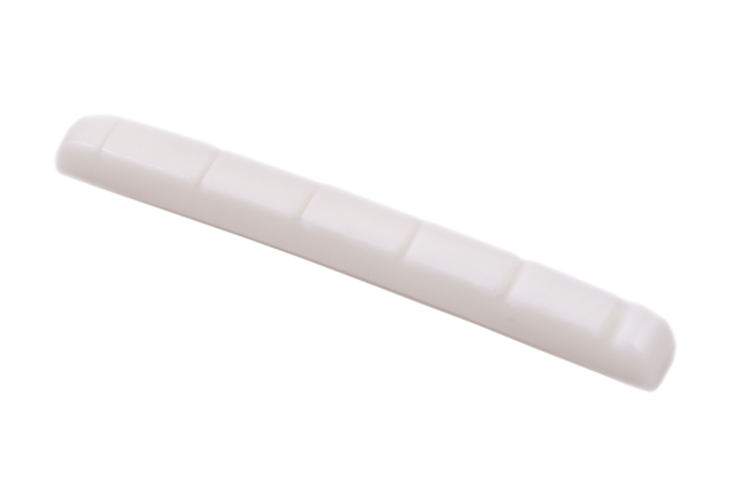 Pre-Slotted Genuine Bone Nut For Electric Guitar, 7.25" Radius