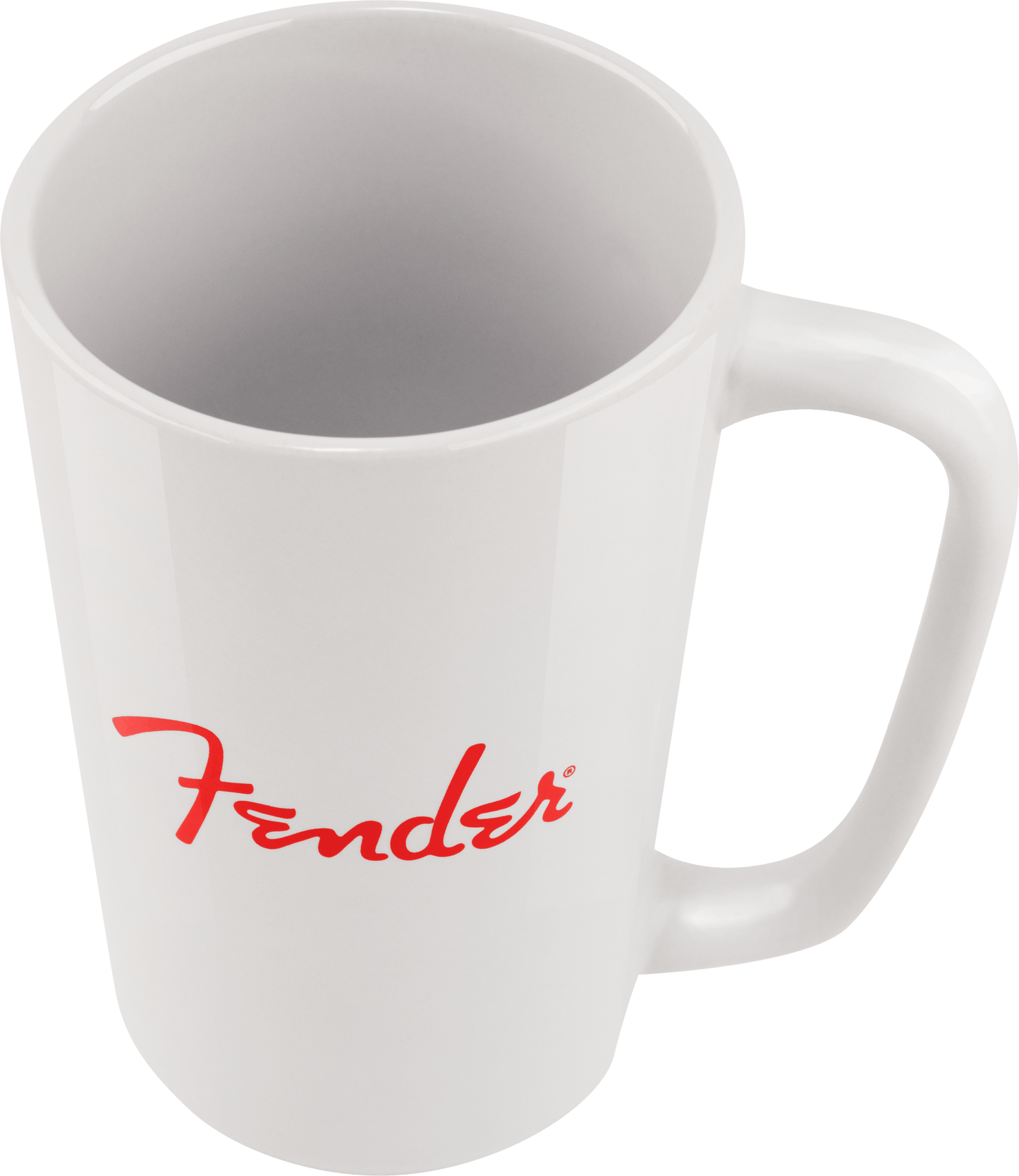 Fender™ Red Spaghetti Logo 14oz Stoneware Ceramic Cup