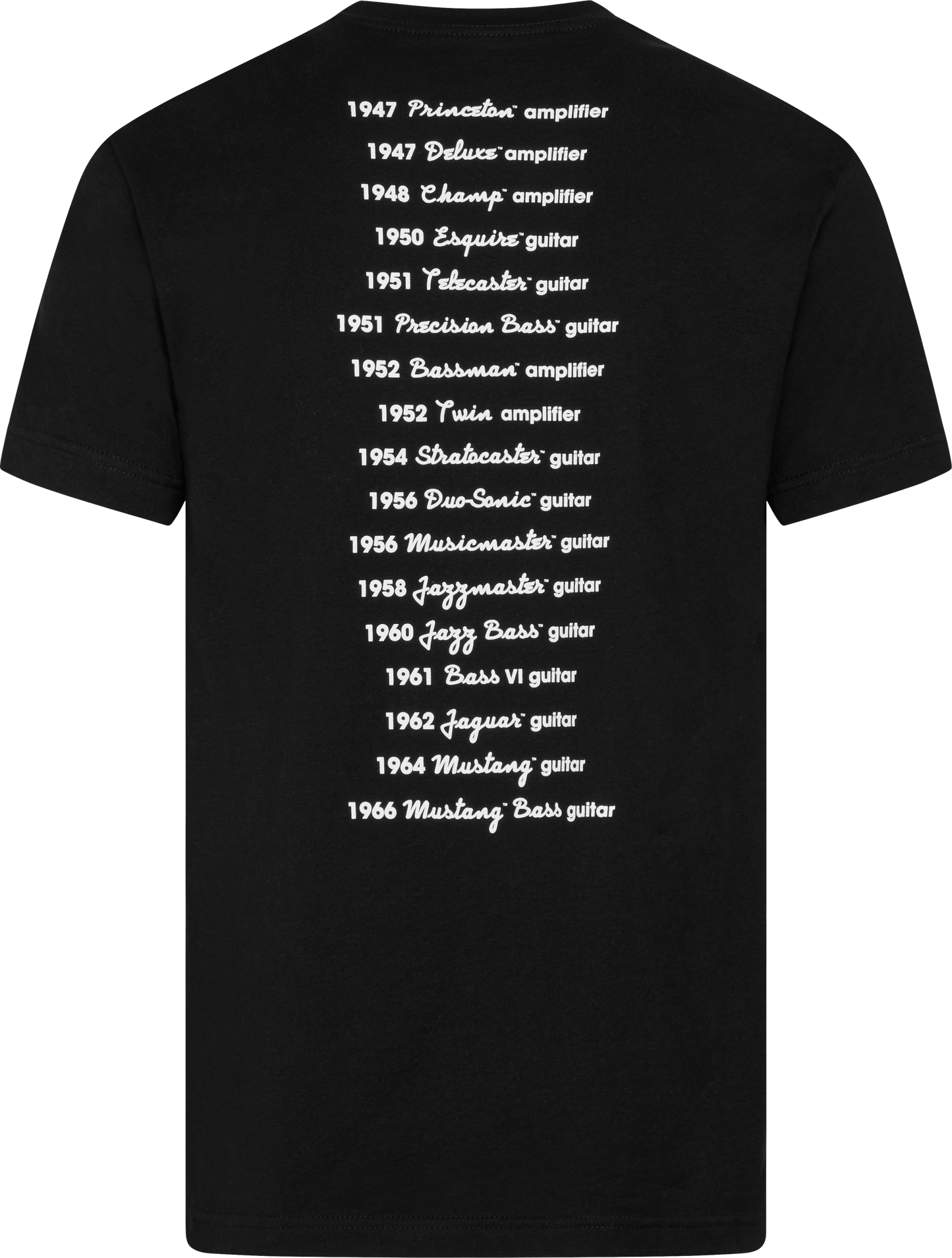 Fender® Logo Dateback T-Shirt