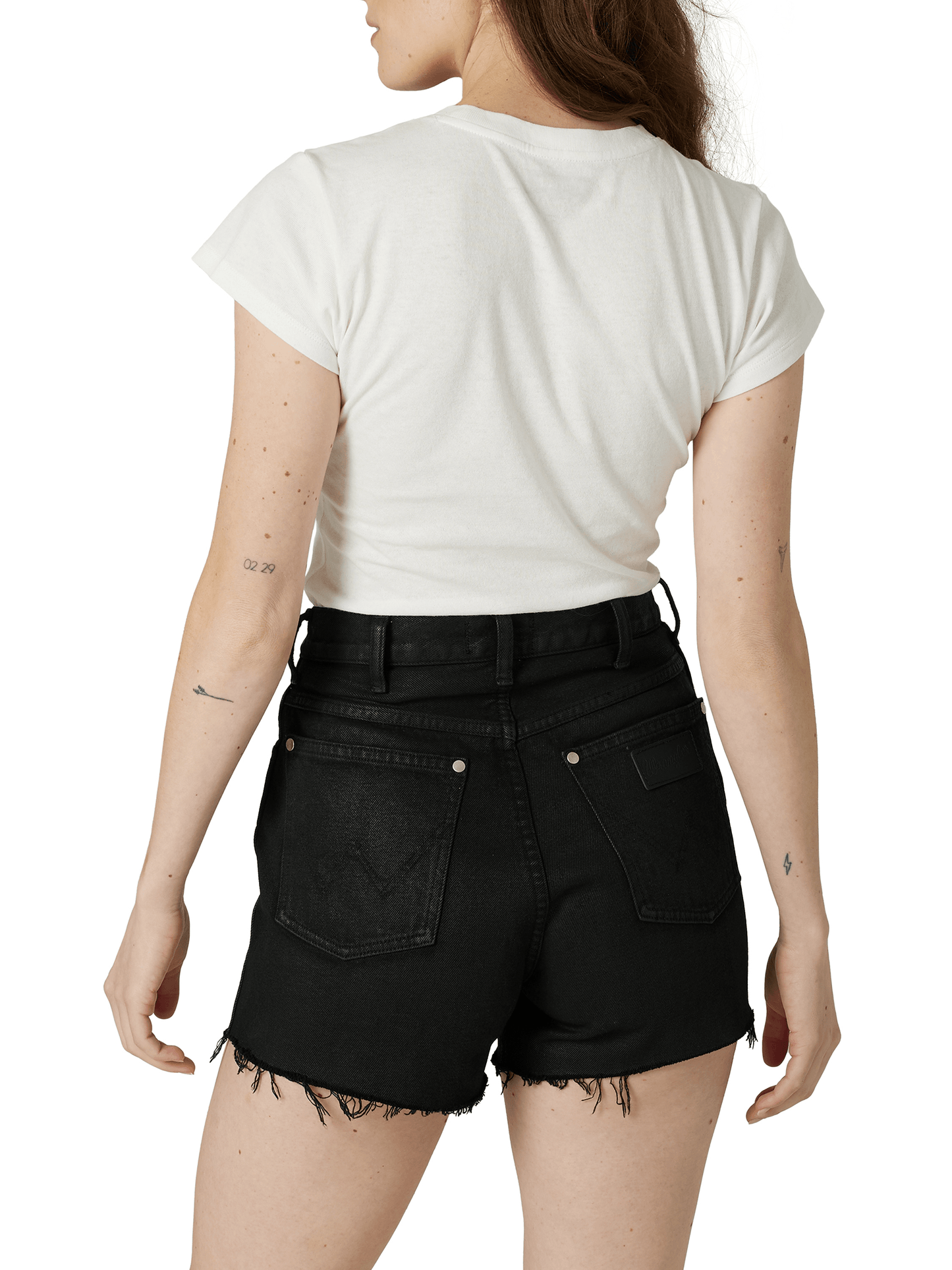 Fender® x Wrangler® Women's Shrunken Band Tee, Vintage White