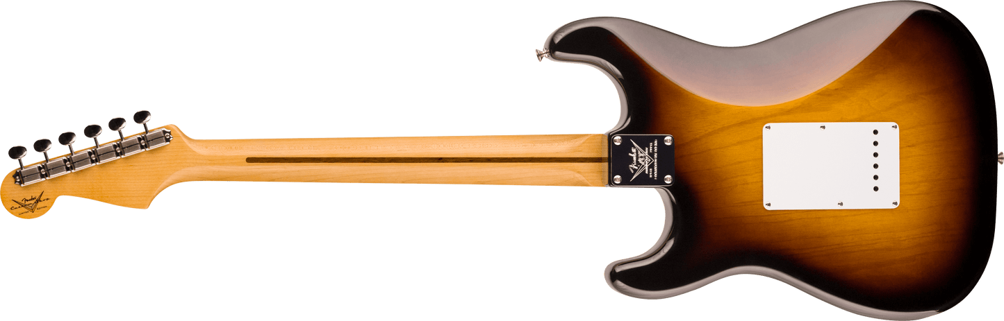 Limited Edition 70th Anniversary 1954 Stratocaster® NOS, 1-Piece Quartersawn Maple Neck Fingerboard, Wide-Fade 2-Color Sunburst