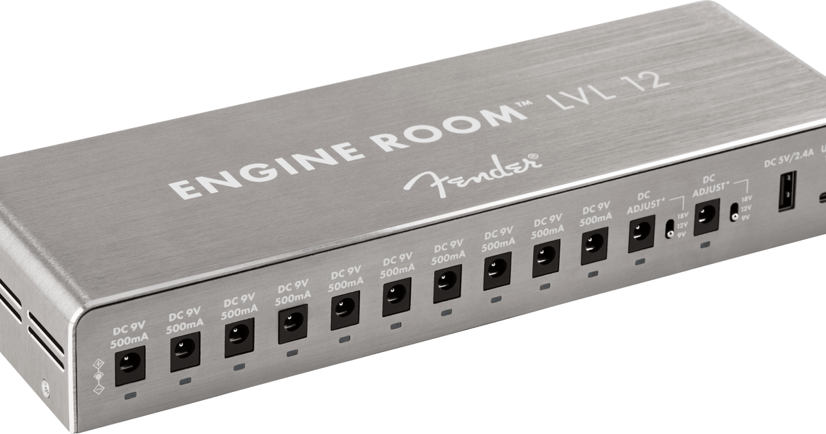 ギター Fender Engine Room LVL12 Power Supply Engine Room® LVL12 Power Supply – Fender