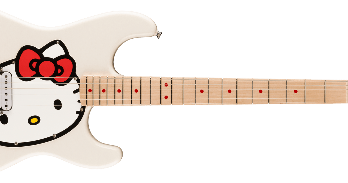 ギター Fender x Hello Kitty White Stratocaster Fender® x Hello Kitty® White Stratocaster®