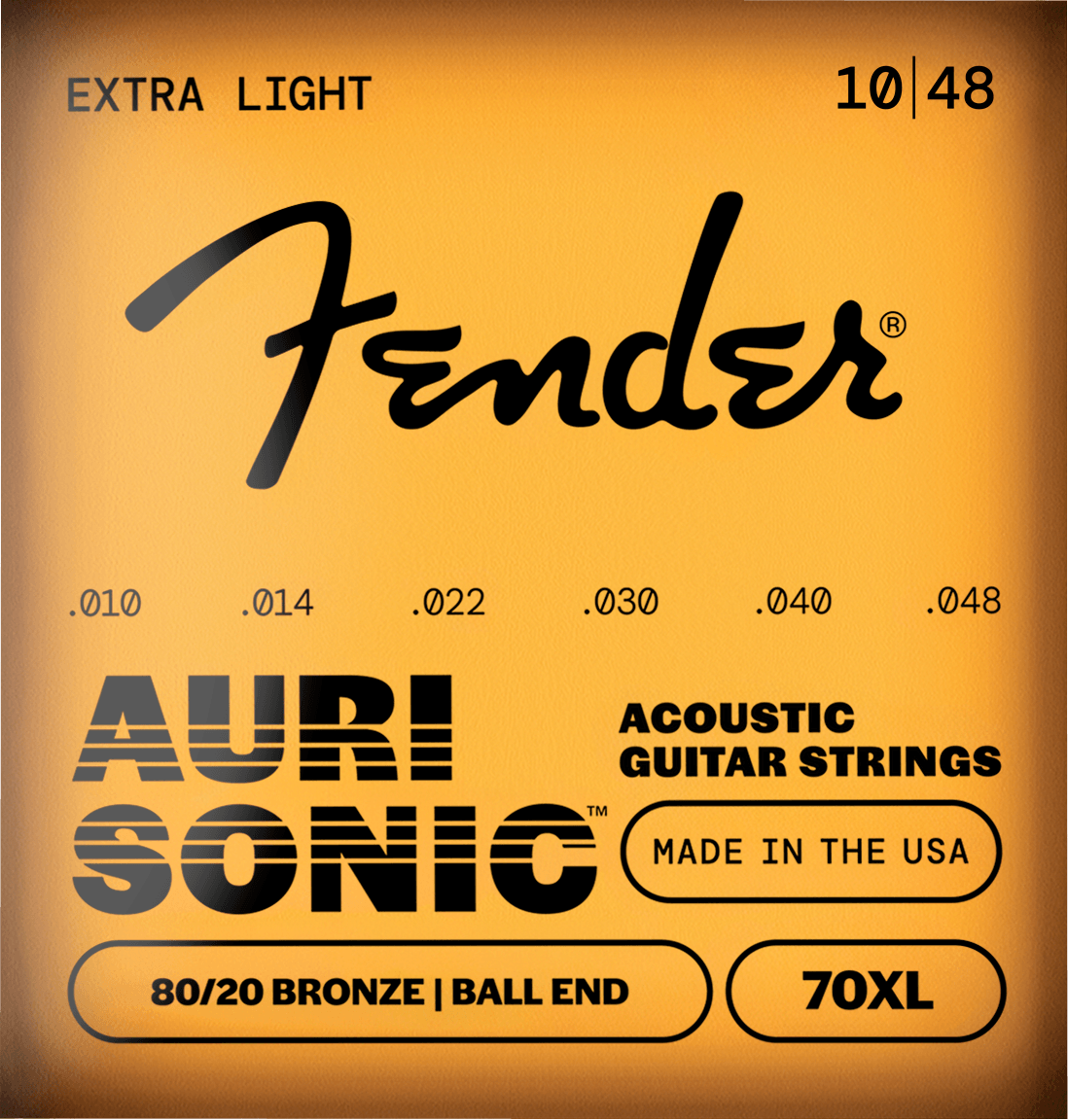 AuriSonic™ 70 80/20 Bronze Acoustic Guitar Strings