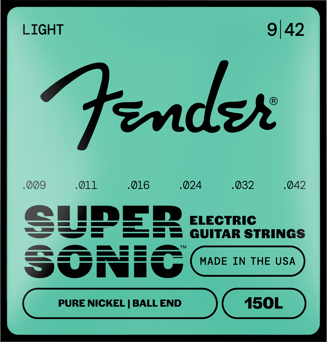 SuperSonic™ 150 Pure Nickel Guitar Strings