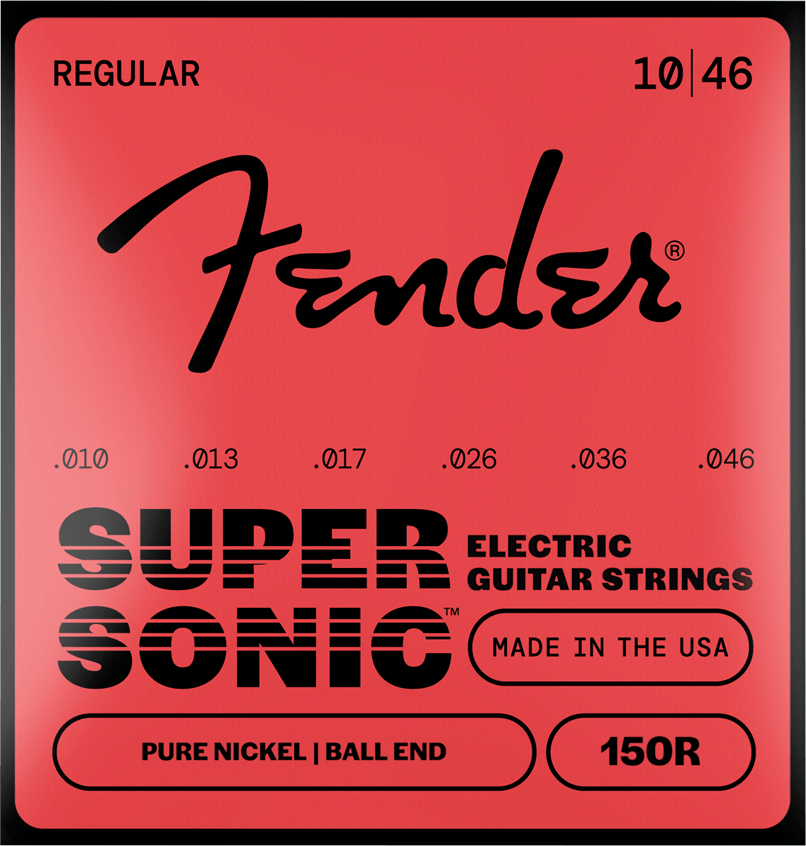 SuperSonic™ 150 Pure Nickel Guitar Strings