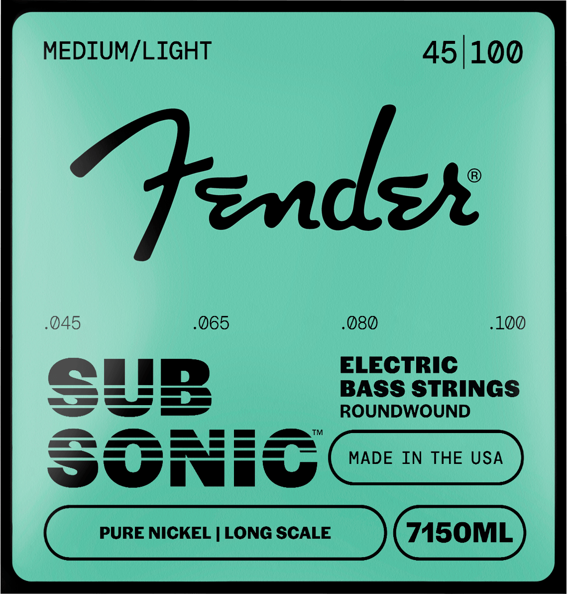 SubSonic™ 7150 Pure Nickel Bass Strings