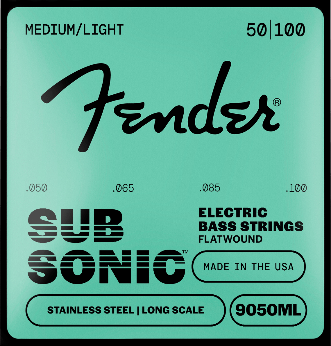 SubSonic™ 9050 Flatwound Stainless Steel Bass Strings