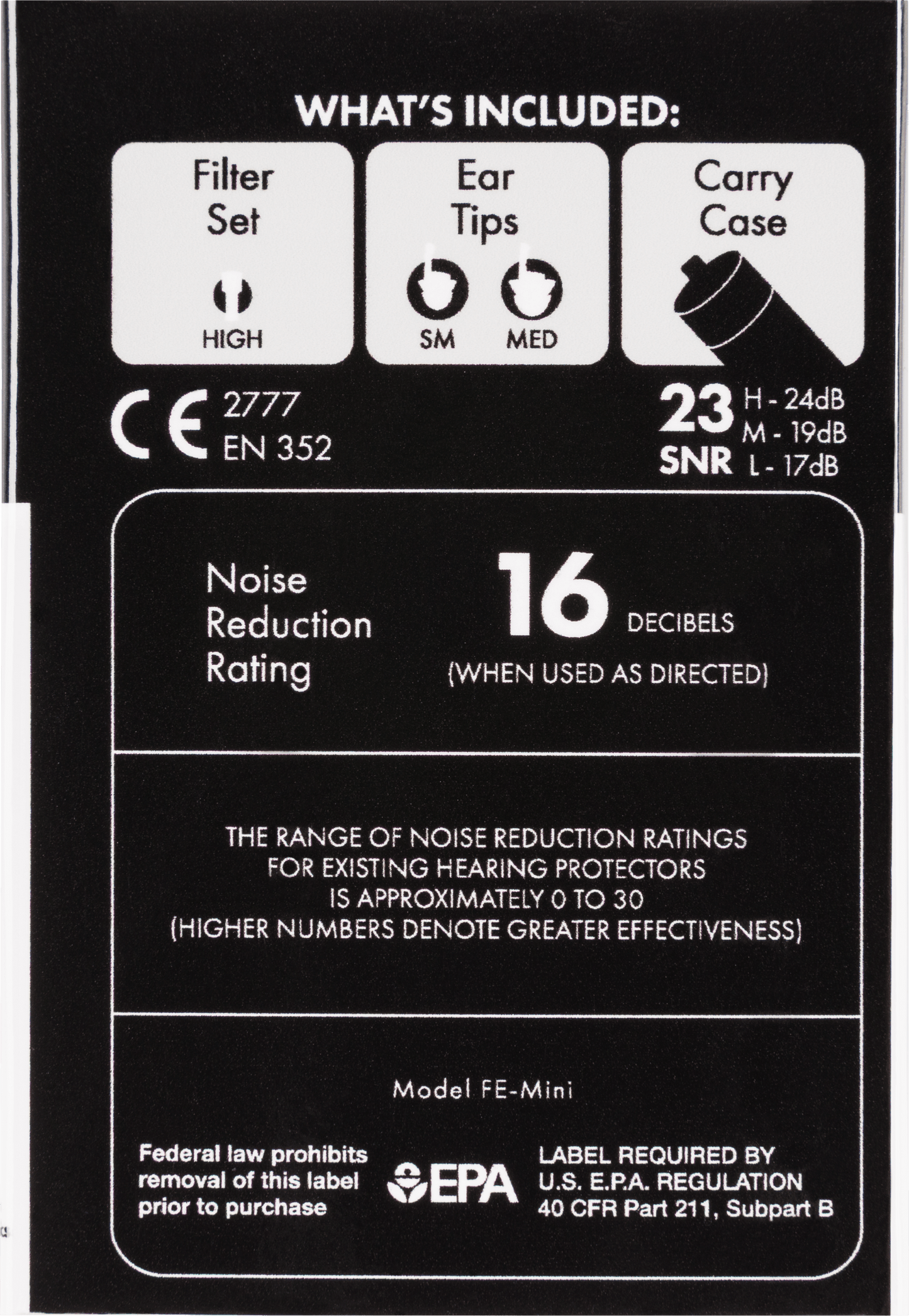 Professional Hi-Fi Ear Plugs