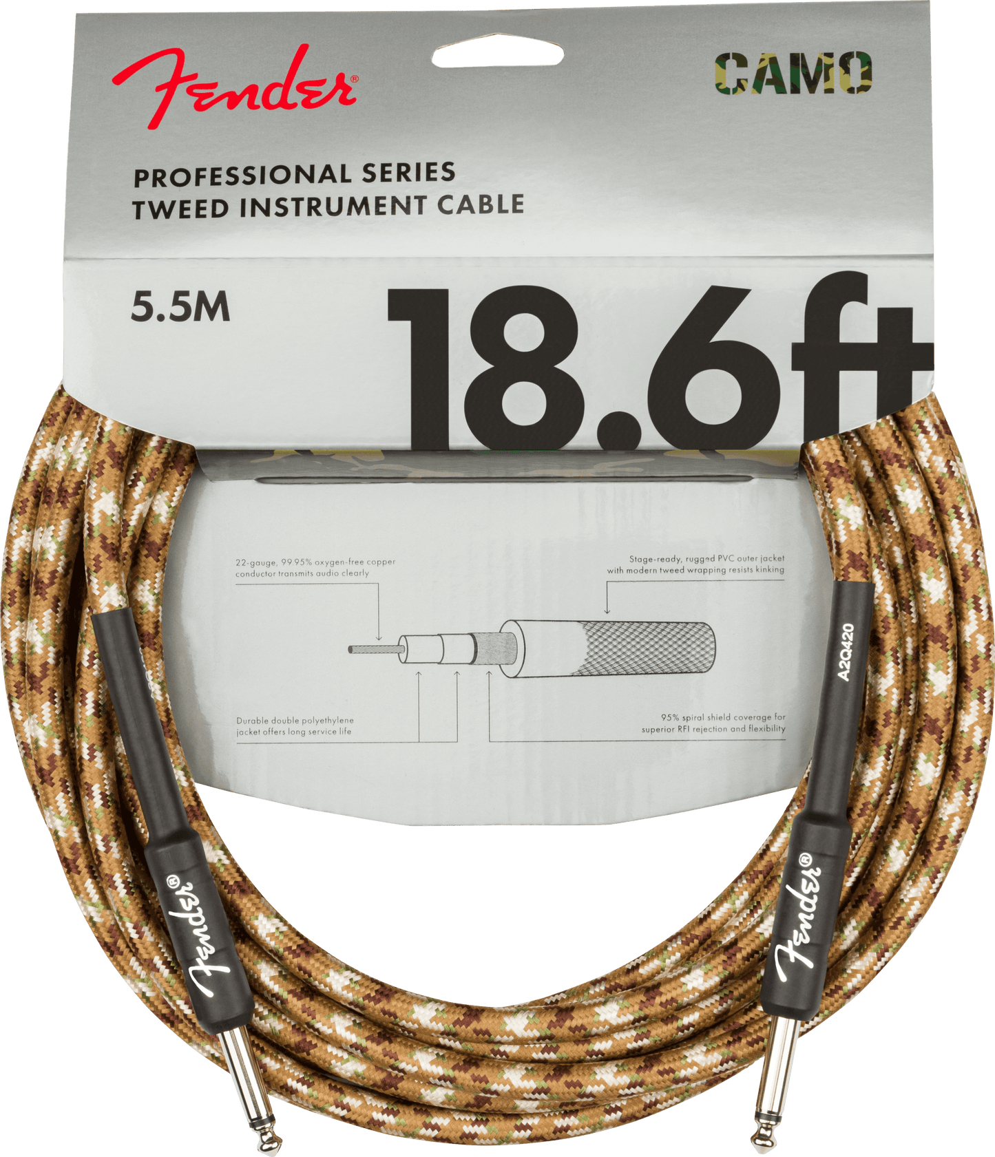 Professional Series Camo Instrument Cables
