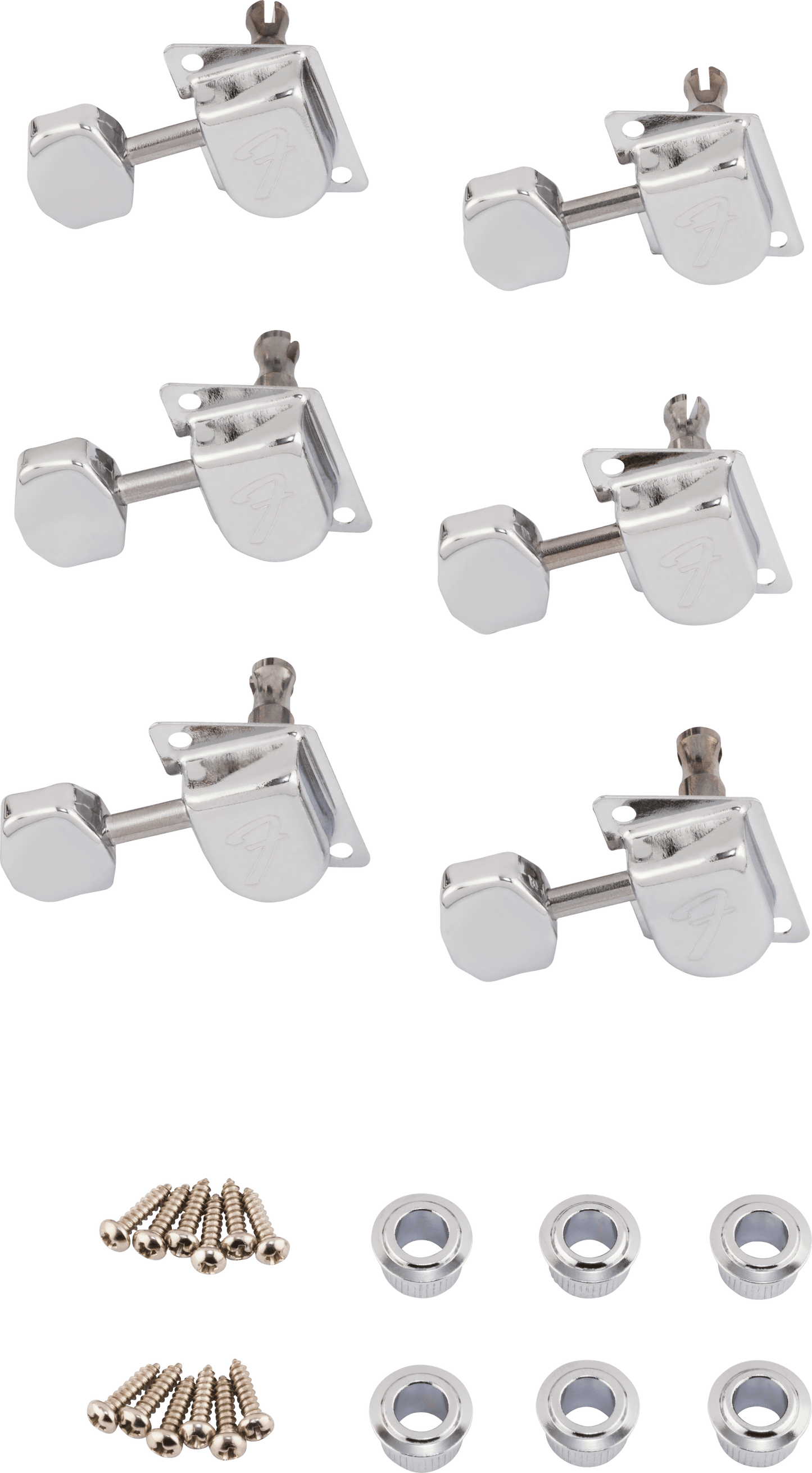 70s F Style Stratocaster®-Telecaster® Tuning Machines (Left-Hand)