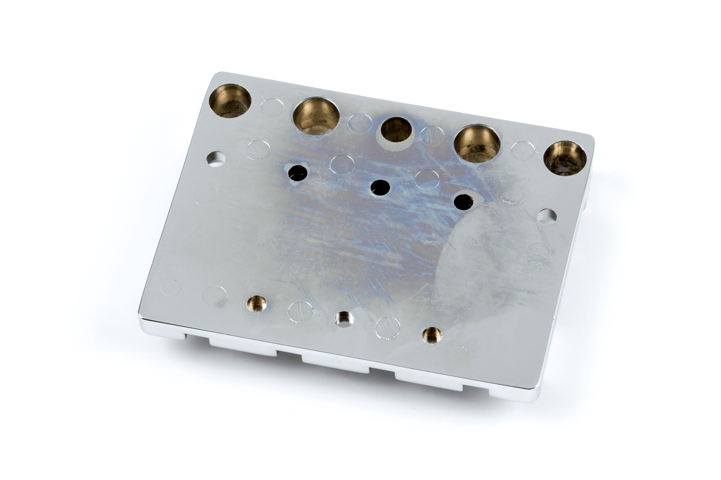 Fender® HiMass™ 4-String Bass Bridge Assembly With Zinc Saddles
