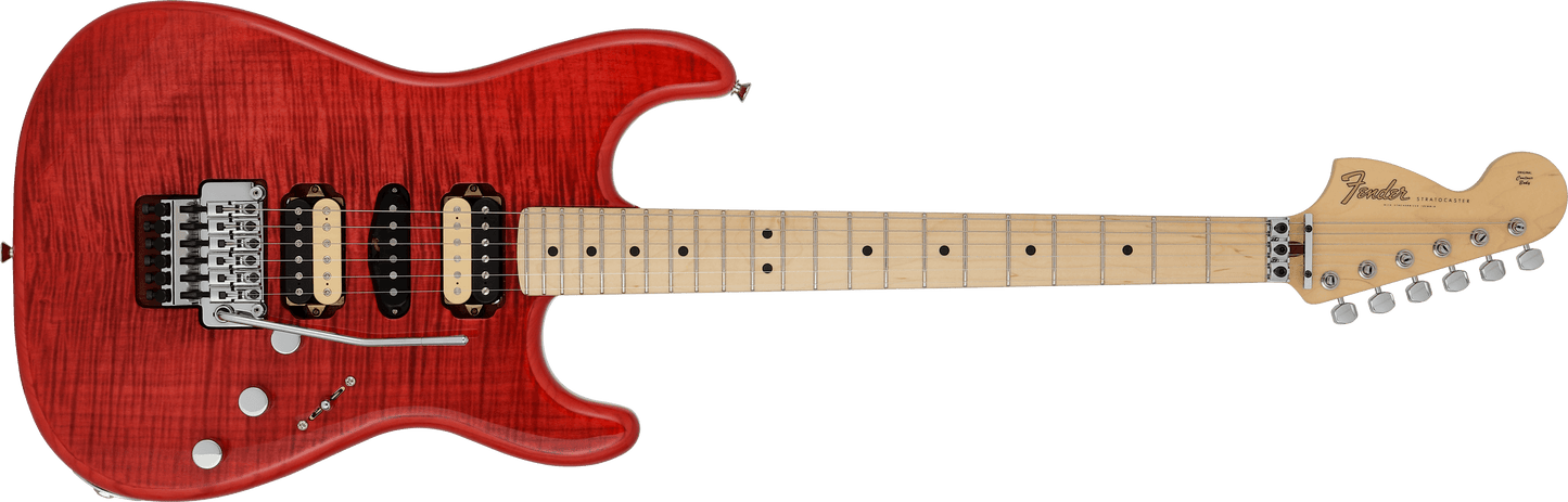 ギター Fender MIJ Michiya Haruhata Stratocaster Michiya Haruhata Stratocaster® Transparent Pink – Fender