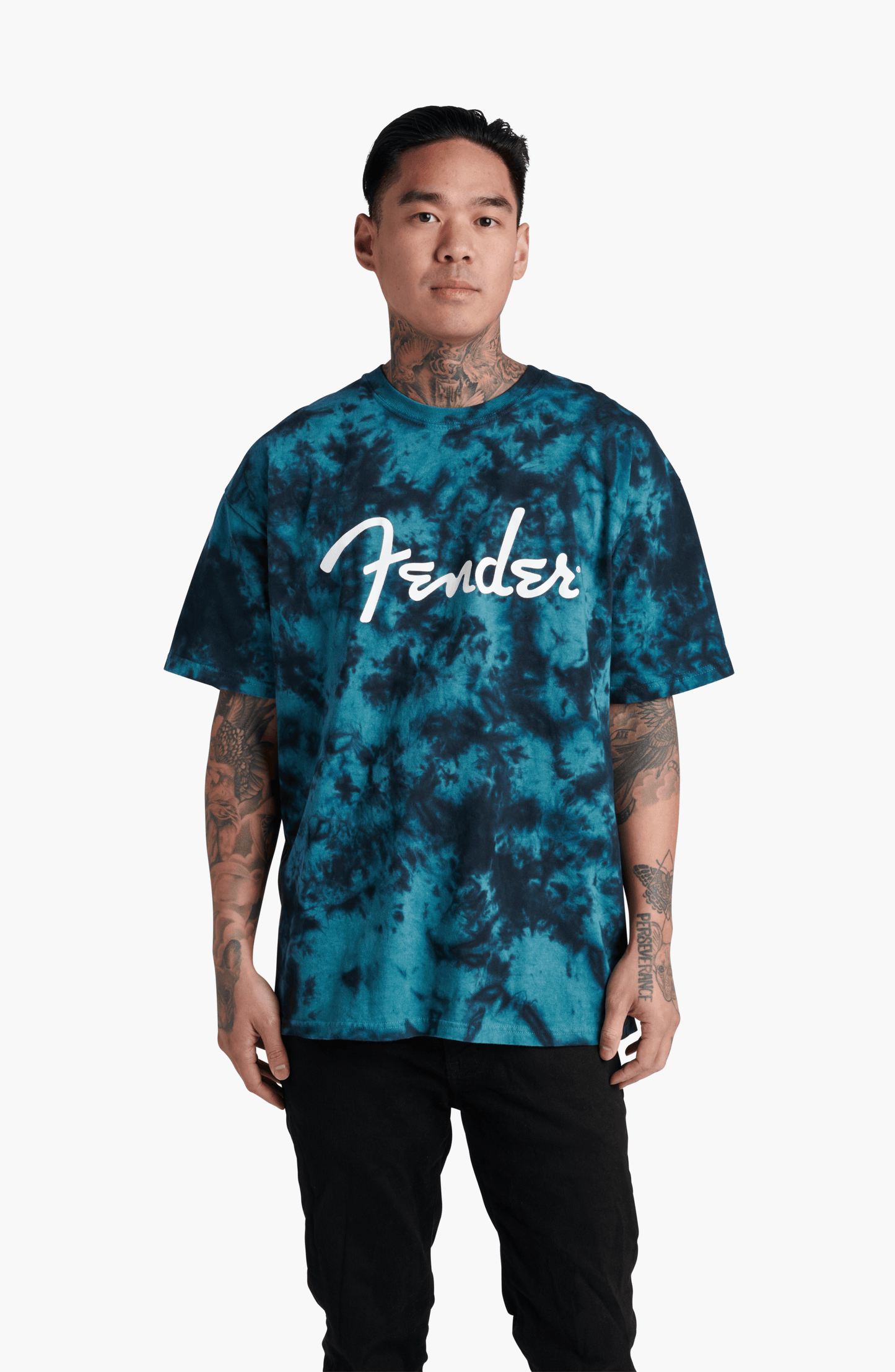 Fender® Spaghetti Logo Tie-Dye T-Shirt