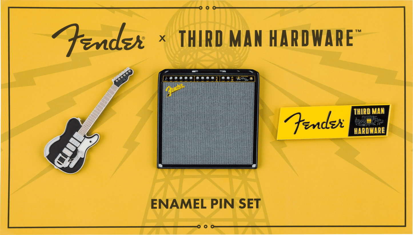 Fender® x Third Man Hardware™ Lapel Pin Set