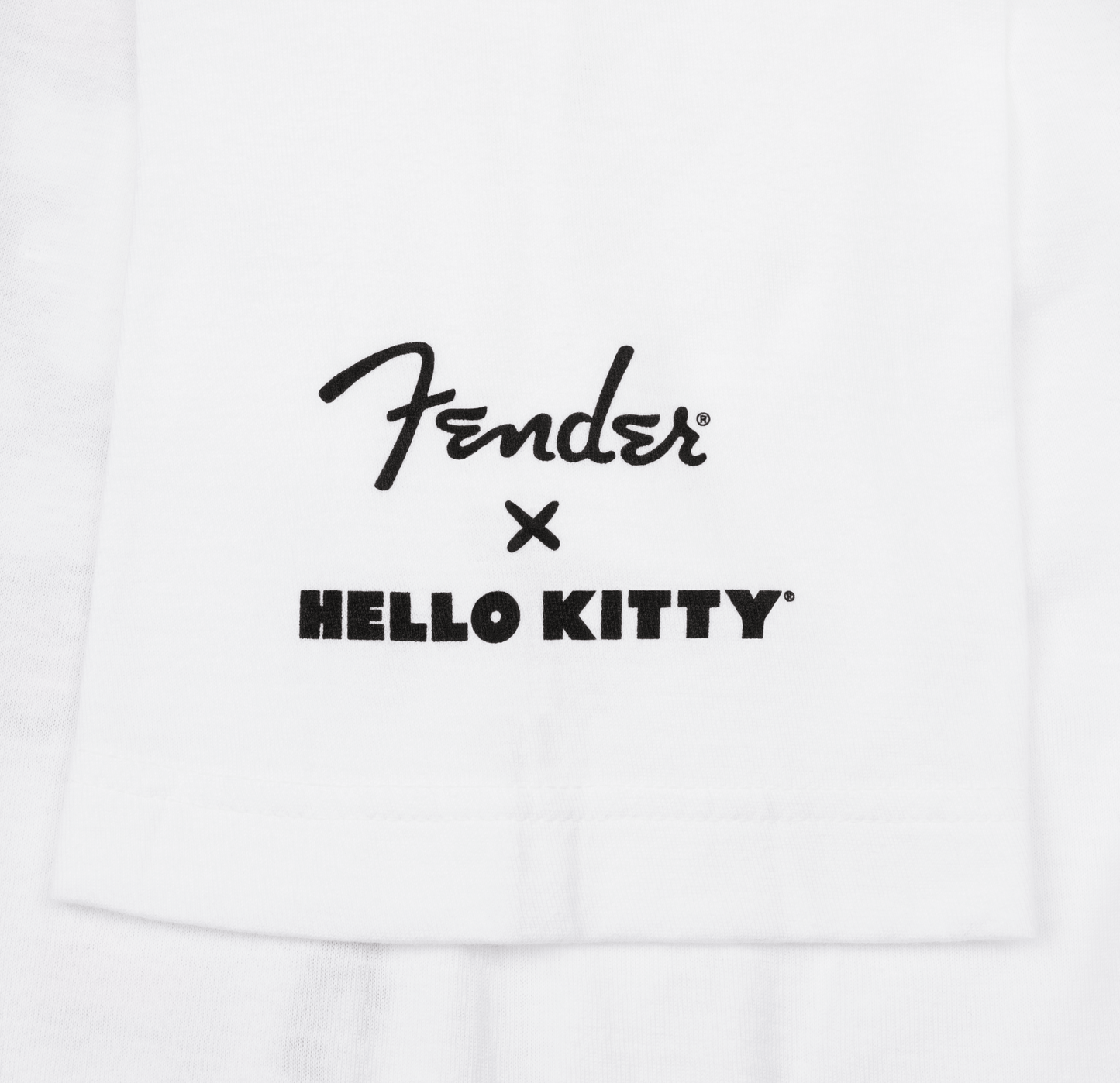 Fender® x Hello Kitty® White Sleeve Hit Logo Tee