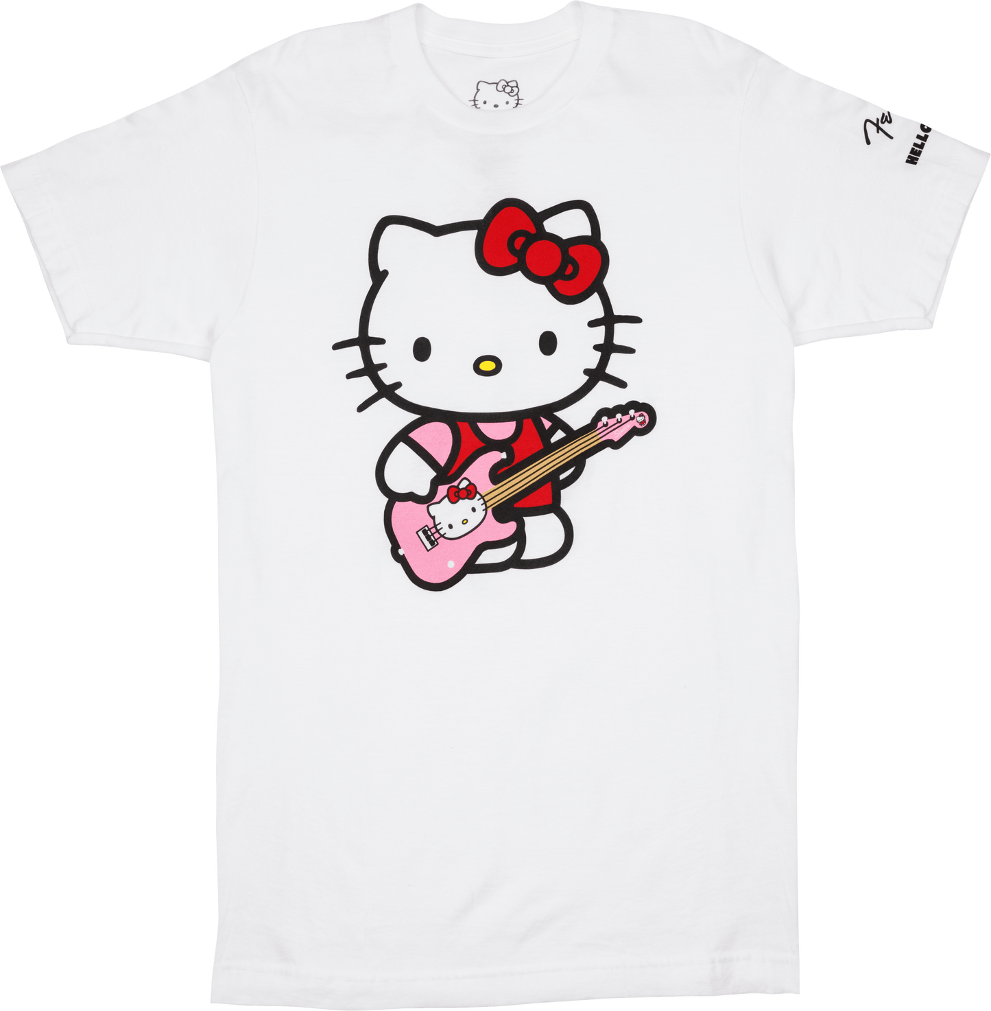 Fender® x Hello Kitty® White Sleeve Hit Logo Tee