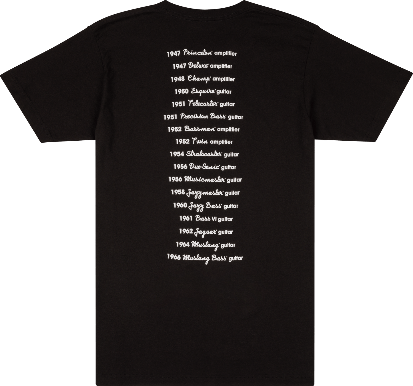 Fender® Logo Dateback T-Shirt