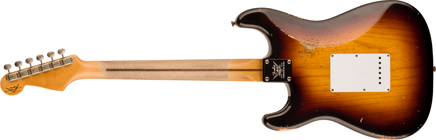 Limited Edition 70th Anniversary 1954 Stratocaster® Relic®, 1-Piece Quartersawn Maple Neck Fingerboard, Wide-Fade 2-Color Sunburst