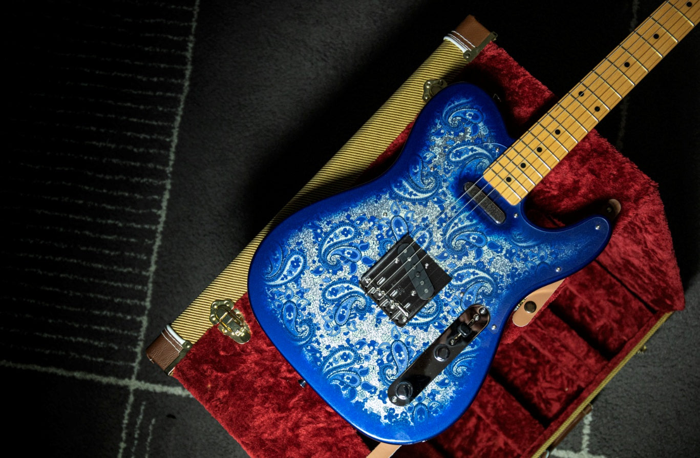Made in Japan Limited Telecaster® Indigo Paisley