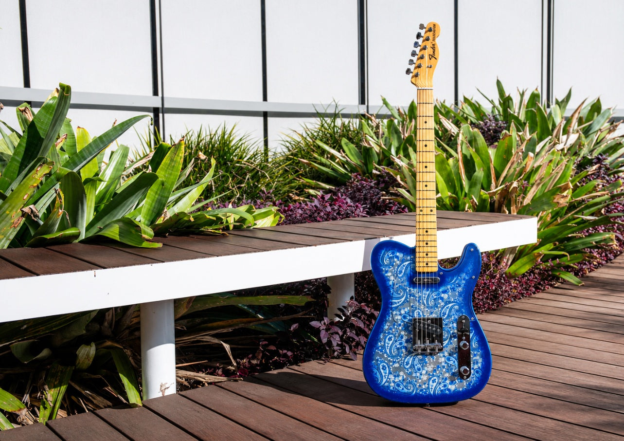 Made in Japan Limited Telecaster® Indigo Paisley